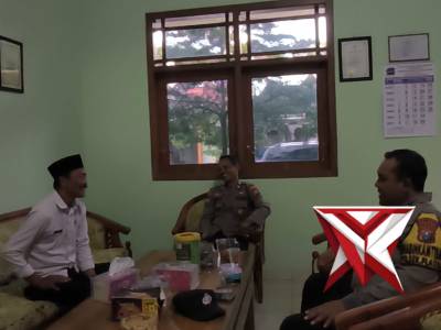 Bhabinkamtibmas Desa Bogoarum Kec. Plaosan melaksanakan sambang desa berikan himbauan kamtibmas