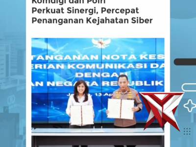 Polri Bersama Kementerian Komunikasi dan Digital (Komdigi) resmi memperkuat sinergi - PoliceTube