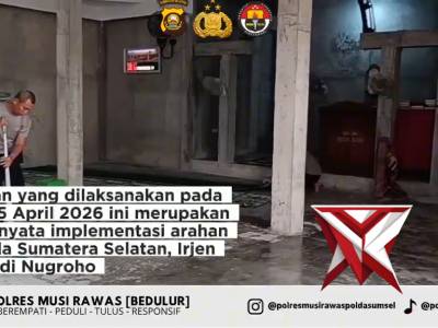 Bakti Sosial Polres Musi Rawas, Wujud Nyata Arahan Kapolda Sumsel