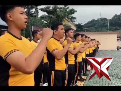 Kapolres Sukabumi  memimpin langsung kegiatan Olahraga Senam Pagi