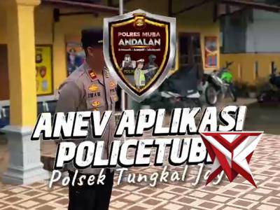 APEL PAGI POLSEK TUNGKAL JAYA SM13