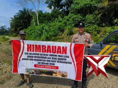Himbauan PETI | Polsek Rawas Ulu