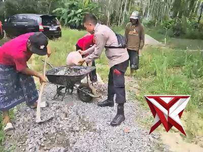 POLRES OKI HADIR AMAN BAE