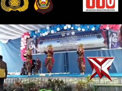 BZ  11.Bhabinkamtibmas Hadiri Pelepasan Siswa Kelas IX SMPN 1 Panang Enim ?????