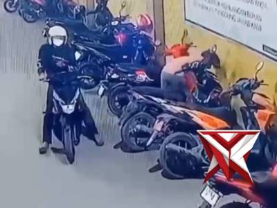 Polres Langkat bersama masyarakat berhasil mengungkap kasus pencurian sepeda motor yang terekam CCTV