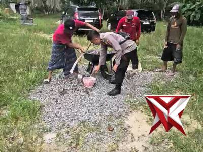 POLRES OKI HADIR AMAN BAE