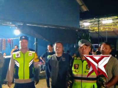 Pengamanaan kegiatan Kuda Lumping dengan Kelompok Kesenian Satrio Drono Djati Kepanjen