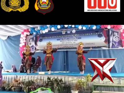 AJ 14. Bhabinkamtibmas Hadiri Pelepasan Siswa Kelas IX SMPN 1 Panang Enim ?????
