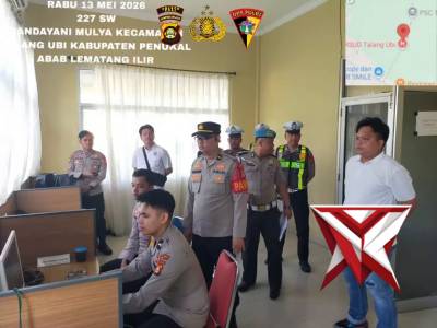 Pengecekan anggota piket
