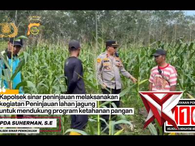 Kapolsek sinar peninjauan