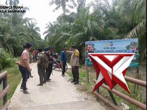 renovasi jembatan polres rohil polda riau