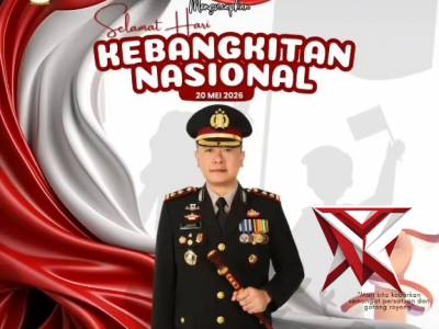 Kapolres Pagaralam beserta staff dan jajaran mengucapkan selamat hari kebangkitan nasional