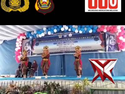 DSG 17.Bhabinkamtibmas Hadiri Pelepasan Siswa Kelas IX SMPN 1 Panang Enim ?????