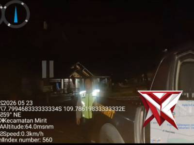 Patroli BLP Malam Polsek Mirit