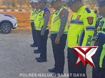 Sat lantas polres MBD laksanakan giat gatur pagi