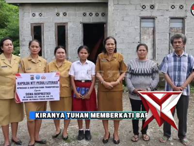 Kapolda NTT Peduli Pendidikan: Apresiasi & bantuan Transportasi bagi siswa SD Tuabneno