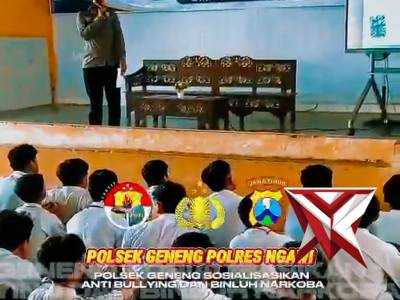 Polsek Geneng menggelar kegiatan sosialisasi bullying serta pembinaan dan penyuluhan (binluh) bahaya - PoliceTube