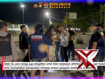 *KRYD Polsek Teluk Segara Ditingkatkan, Patroli Malam Sasar Titik Rawan*