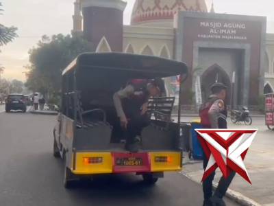 Ciptakan Rasa Aman di Jantung Kota, Tim Patroli Perintis Presisi Sat Samapta Polres Majalengka Sisir