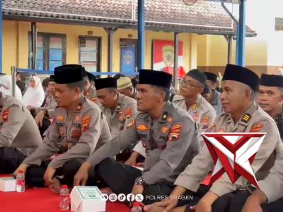 Perkuat Keimanan Anggota, Kapolres Hadirkan Ustadz H Rizal Dalam Safari Dakwah Polres Sragen