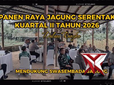 Polresta Banda Aceh Panen Raya Jagung Serentak Kuartal I Tahun 2026