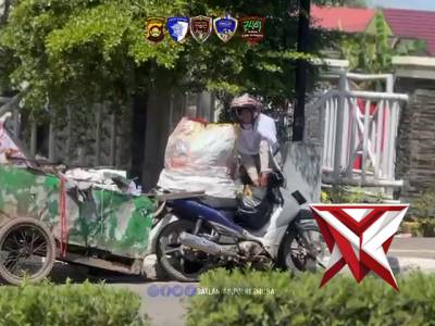 Polri dan masyarakat bersinergi dalam kebaikan. ?