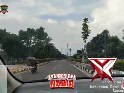 Patroli sore sat lantas polres oki