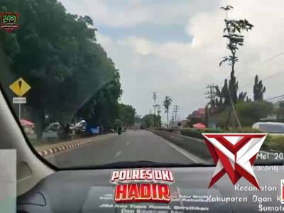 Patroli sore satlantas polres oki