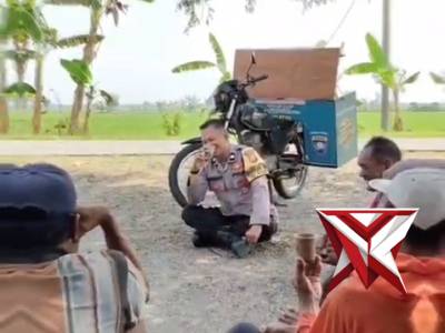 Polsek Pangkur melaksanakan kegiatan NGOBRAS (Ngopi Bersama Masyarakat)