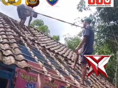 BTA 10. Bhabinkamtibmas Dampingi Survey Bedah Rumah HUT Bhayangkara