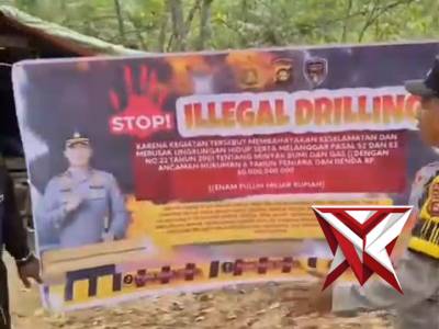 Imbauan Ilegal Drilling di Babat Toman..