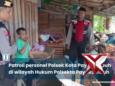 Patroli Personel Polsek Kota Payakumbuh Merupakan kegiatan rutin atau insidental yang dilakukan oleh