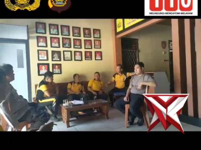 BES 11. Bincang santai Kapolsek Tanjung Agung bersama para PS. Kanit?