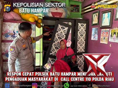 pelayanan respon cepat piket call center 110 polsek batu hampar