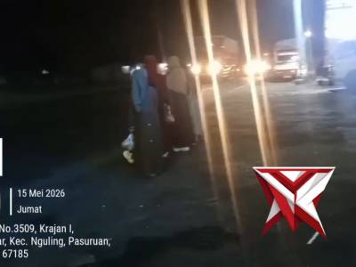 PATROLI ANTISIPASI 3C DI JALUR PANTURA DEPAN SPBU CUKURGONDANG.