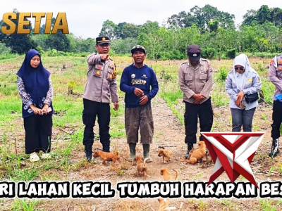 RES BALANGAN MELALUI POLSEK PARINGIN MONITORING LAHAN JAGUNG UNTUK DUKUNG PROGRAM KETAHANAN PANGAN