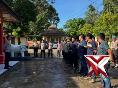 YH 4. Kegiatan Apel Pagi Polsek Tanjung Agung