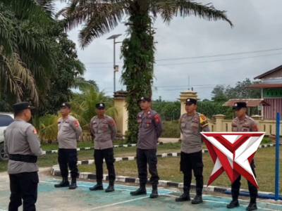 Giat apel pagi Polsek Nibung polres Muratara