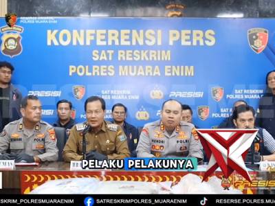 UNGKAP KASUS PENCURIAN DENGAN PEMBERATAN ROLLING DOOR PASAR INPRES KAB. MUARA ENIM - PoliceTube