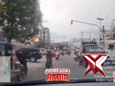 Patroli sore sat lantas polres oki