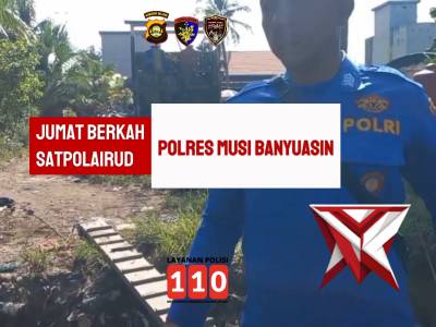 Jum'at Berkaah Satpolairud Polres Muba..