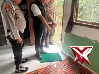 Respon cepat Polsek Bayung Lencir Cek TKP Pencurian