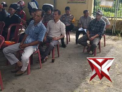 Ipda Andi Wijaya.,Se selaku Kapolsek Pagaralam Selatan rapat dengan Kelompok tani