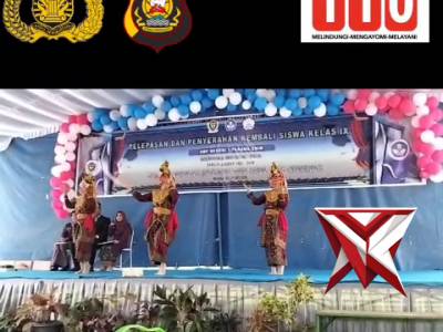 HK 8.Bhabinkamtibmas Hadiri Pelepasan Siswa Kelas IX SMPN 1 Panang Enim ?????