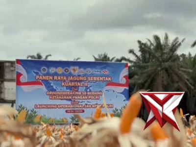 Panen Raya Jagung Serentak Kuartal II Polres Siak - PoliceTube