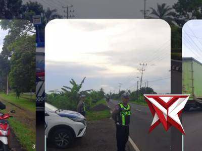 Patroli sore Sat Lantas OKI