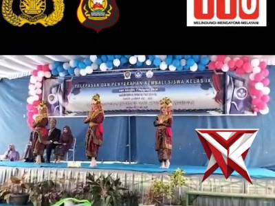 AZA 16.Bhabinkamtibmas Hadiri Pelepasan Siswa Kelas IX SMPN 1 Panang Enim ?????