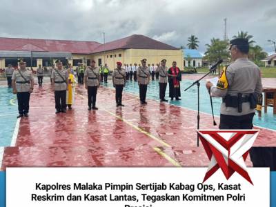 Kapolres Malaka Pimpin Sertijab Kabag Ops, Kasat Reskrim dan Kasat Lantas, Tegaskan Komitmen Polri