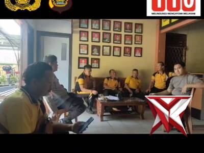 BP 13. Bincang santai Kapolsek Tanjung Agung bersama para PS. Kanit?