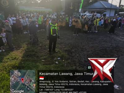 Kegiatan Pengamanan peringatan Milad Aisyiyah Muhammadiyah ke 109 PC Aisyiyah Kec. Lawang